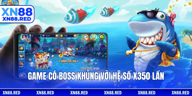 Game có boss khủng với hệ số x350 lần